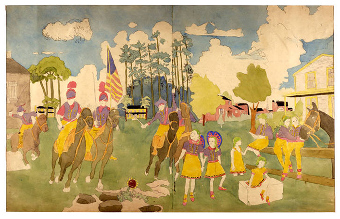 Как художник, признанный «умственно отсталым», 60 лет рисовал девочек-воительниц: Нереальное королевство Генри Дарджера Как художник, признанный «умственно отсталым», 60 лет рисовал девочек-воительниц: Нереальное королевство Генри Дарджера