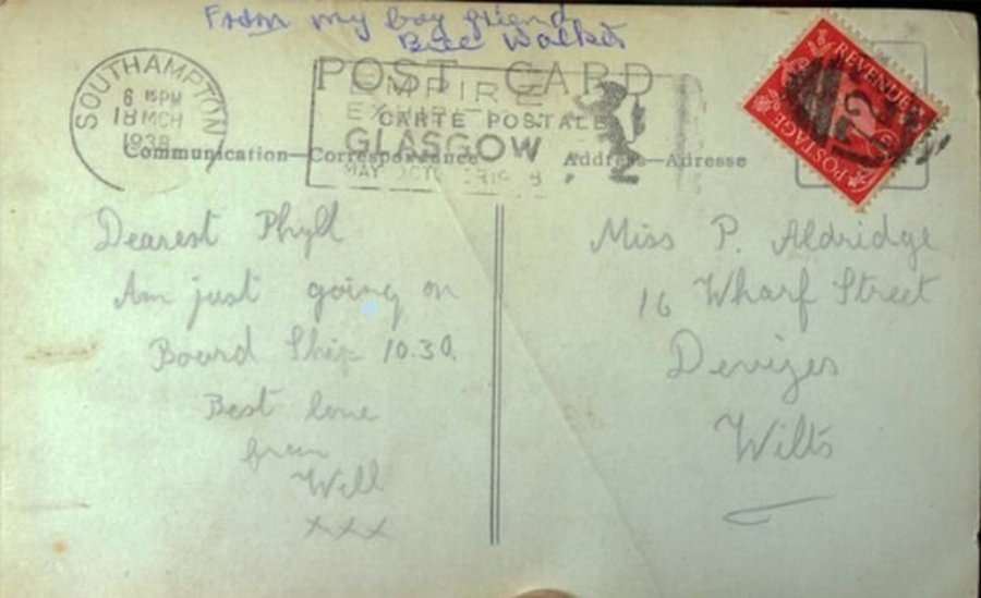 99-летняя англичанка получила письмо от жениха через 77 лет