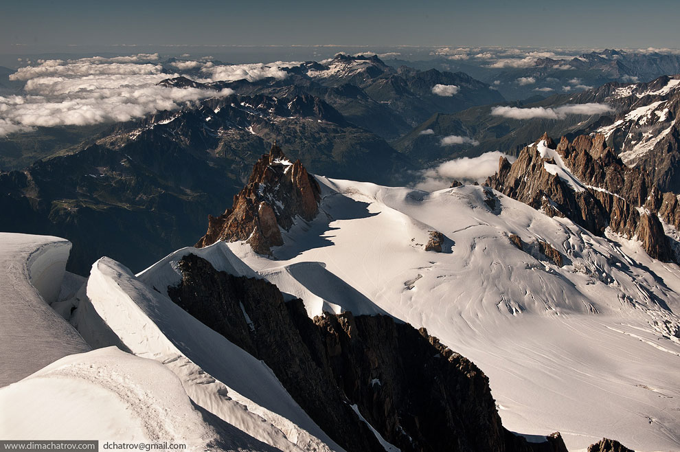 Монблан фото с вершины