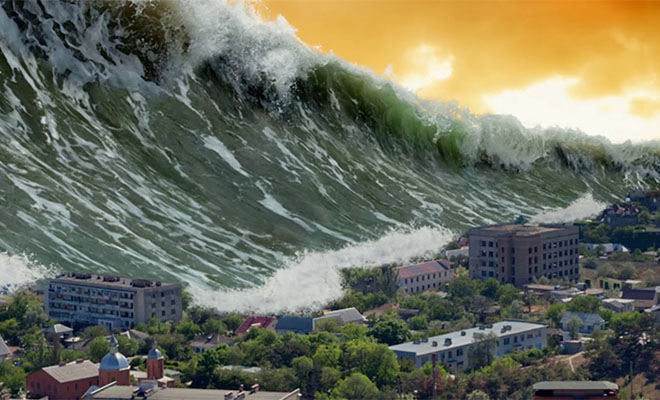 Самая большая волна в истории: высота воды на Аляске поднималась на 520 метров