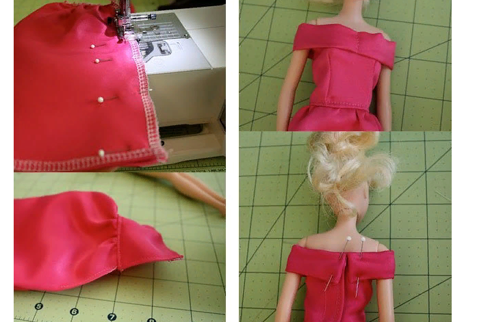 Как сшить платье на куклу с своими руками