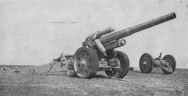 Трофейные 105-мм пушки и 150-мм тяжелые полевые гаубицы на службе в РККА Трофейные 105-мм пушки и 150-мм тяжелые полевые гаубицы на службе в РККА оружие
