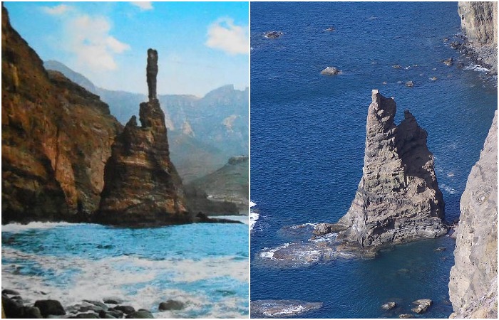 Утраченная достопримечательность Гран-Канарии. /Фото: todocoleccion.net, en.wikipedia.org