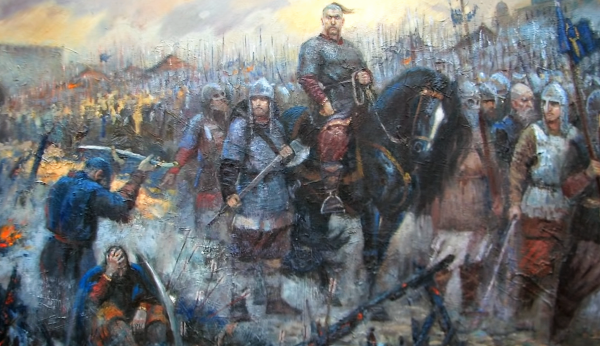 Святослав Храбрый один из немногих знаменитых полководцев славян, слава которого дошла до наших времен. 