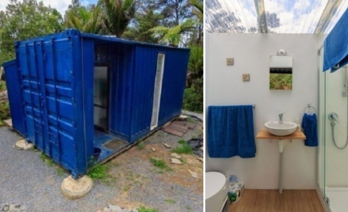 Дачный вариант: Предприимчивая американка смогла создать жилище из контейнера на 10 кв. метрах дом