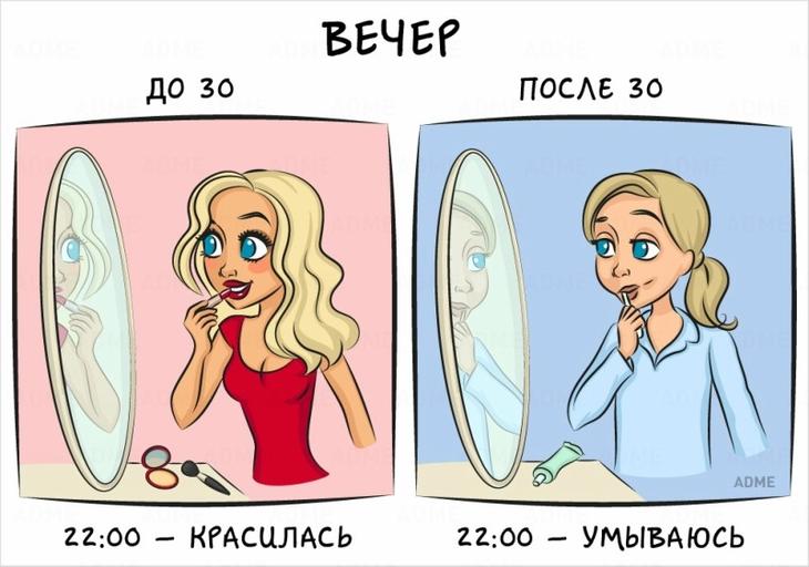 Смешные картинки до 30 лет и после, днем рождения девушке
