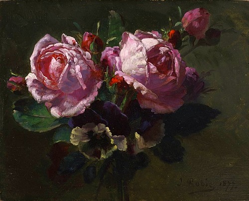Jean-Baptiste Robie
Still Life with Roses
1877