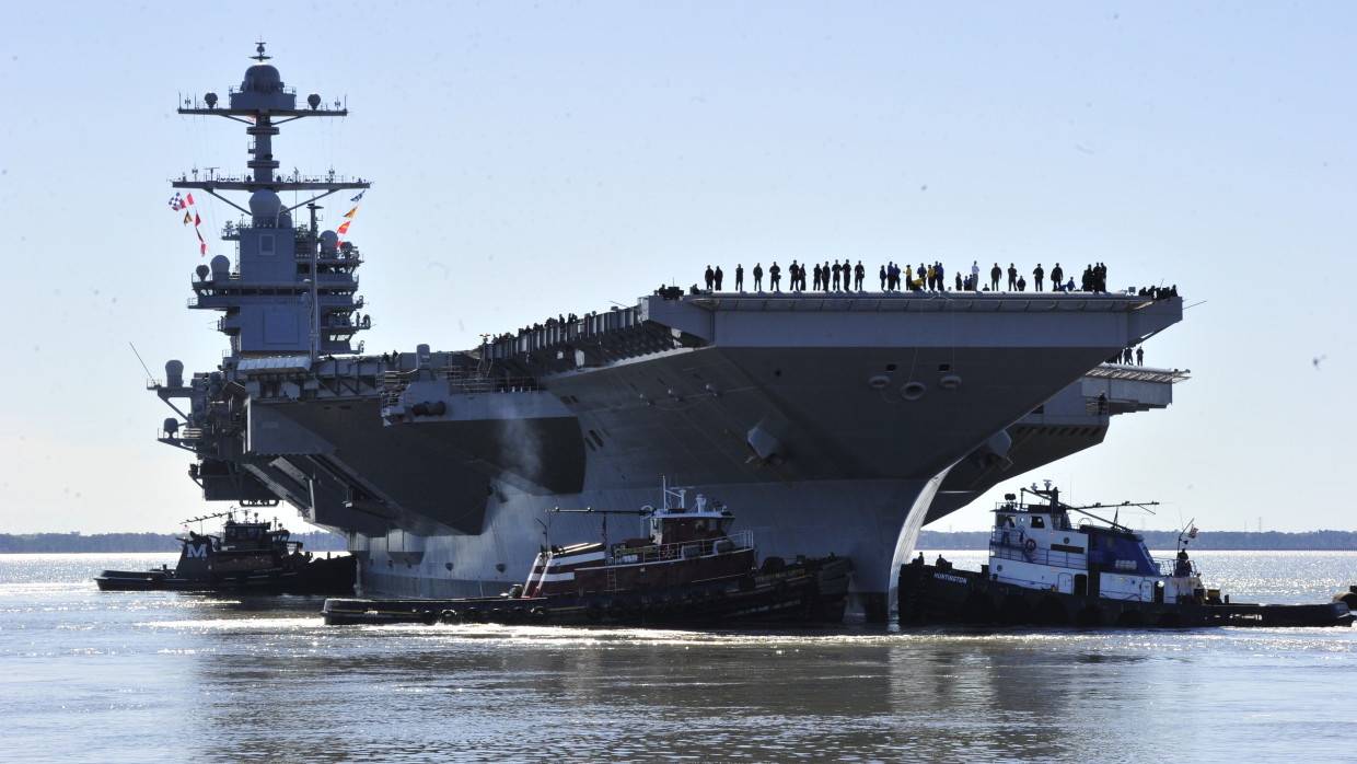 Журналист Коц: авианосец Gerald R. Ford стал «трудным ребенком» ВМС США