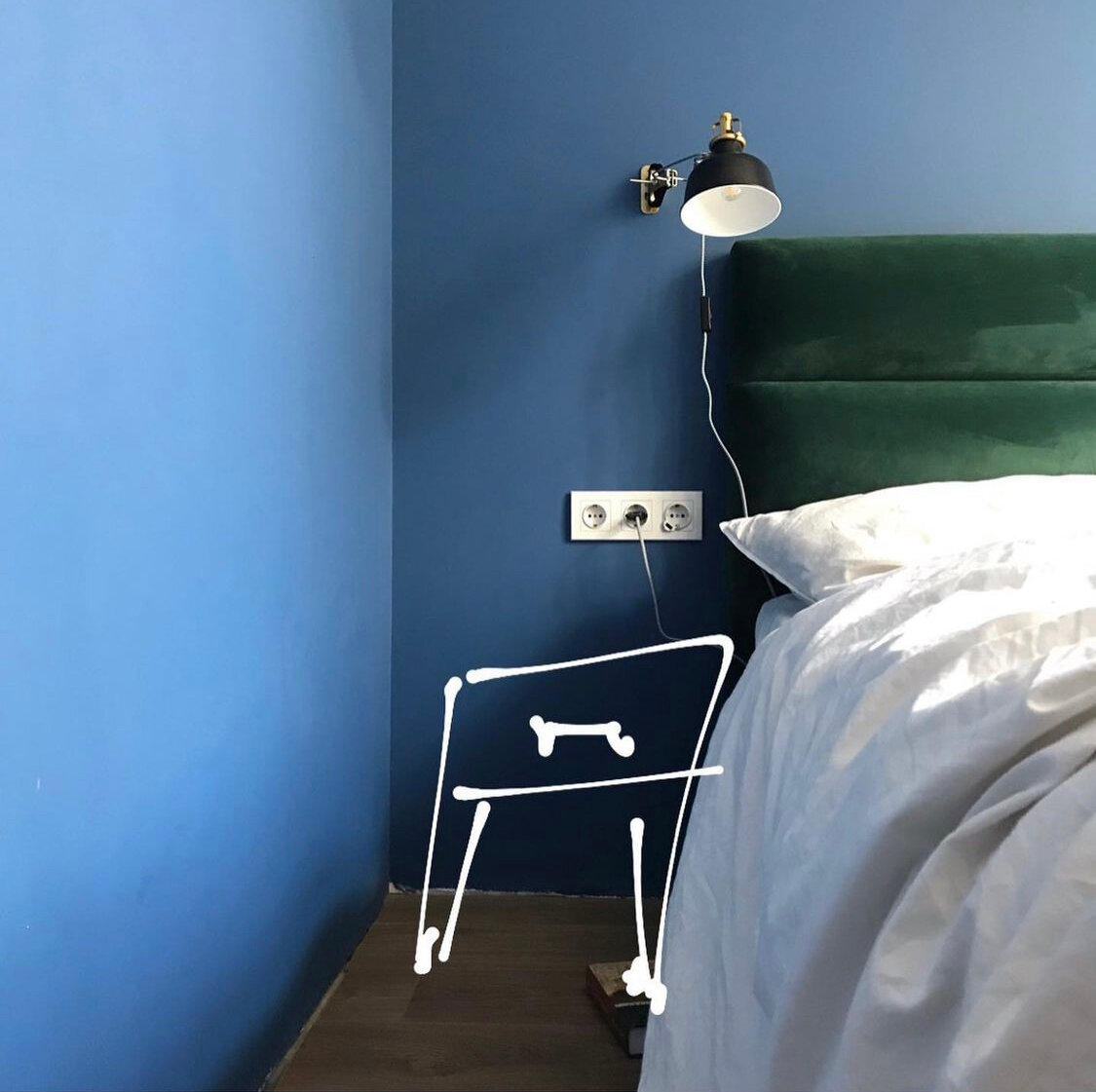 Как мне живётся с синими стенами в спальне идеи для дома,Интерьер и дизайн
