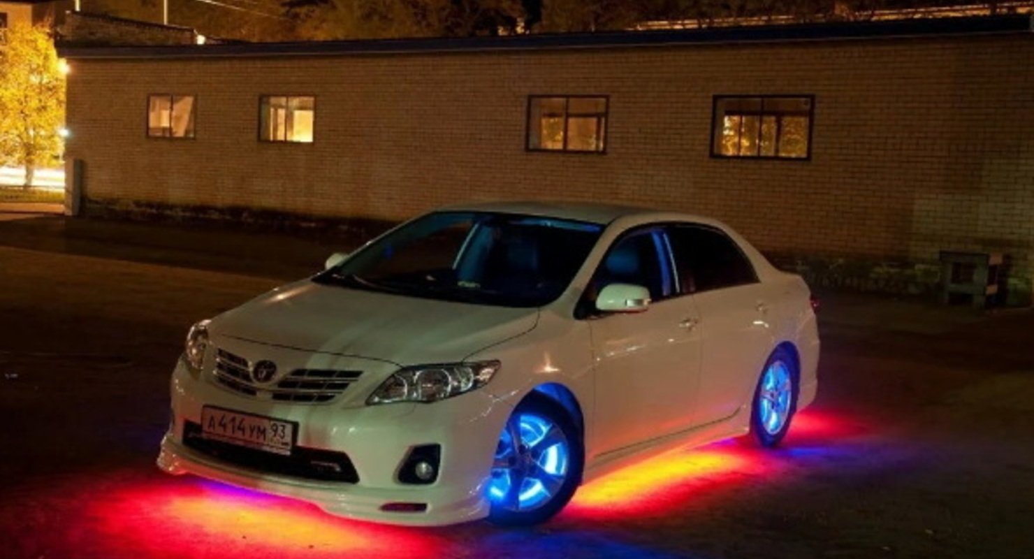 Разрешенная подсветка автомобиля