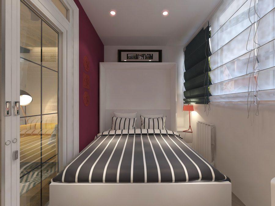 Как из балкона сделать спальню — гениальное решение для маленькой квартиры
