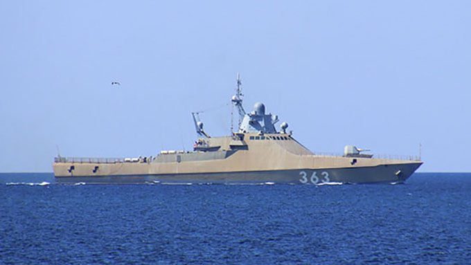В Петербург доставили для испытаний патрульный корабль «Виктор Великий»