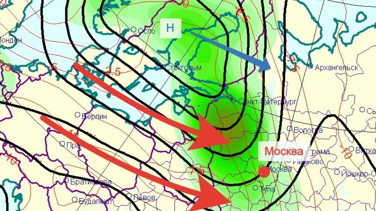 Жителей европейской части России ждет потепление