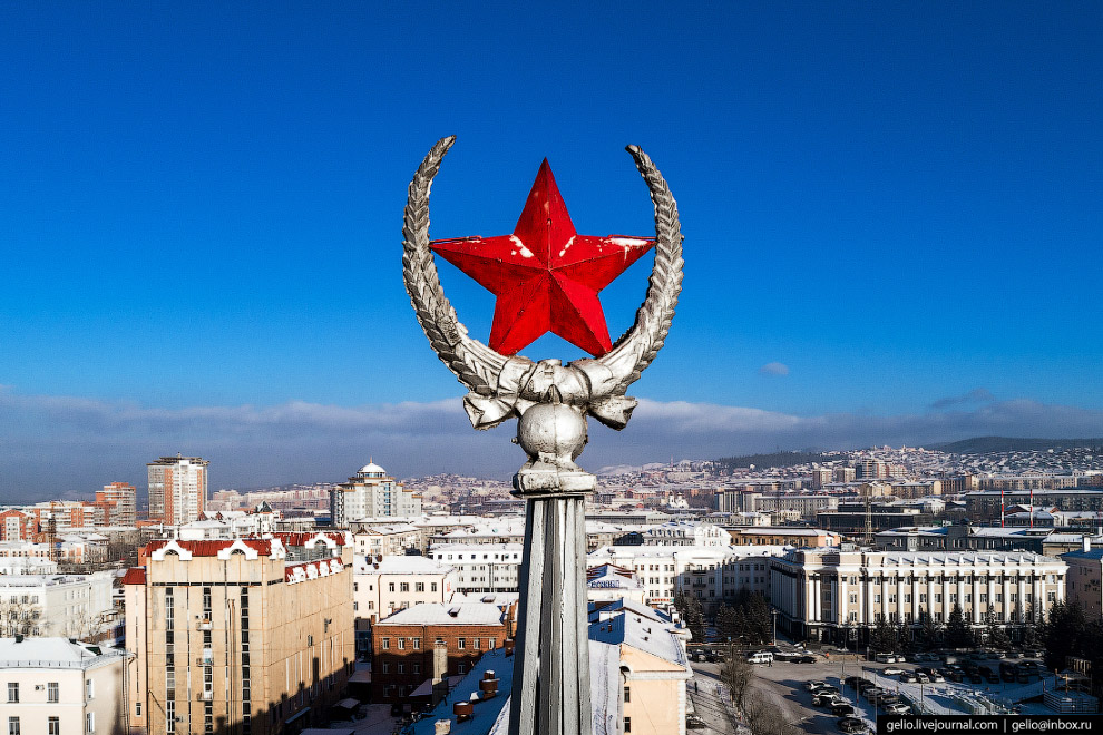 Улан-Удэ с высоты: центр российского буддизма Улан-Удэ с высоты: центр российского буддизма путешествия