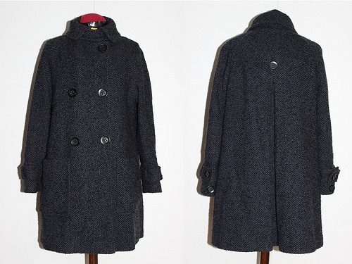 Переделка пальто в стильный кейп Переделка пальто в стильный кейп одежда