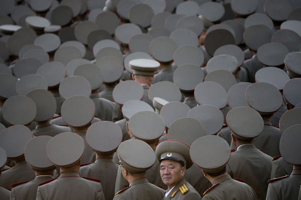 Грандиозный парад в Северной Корее 