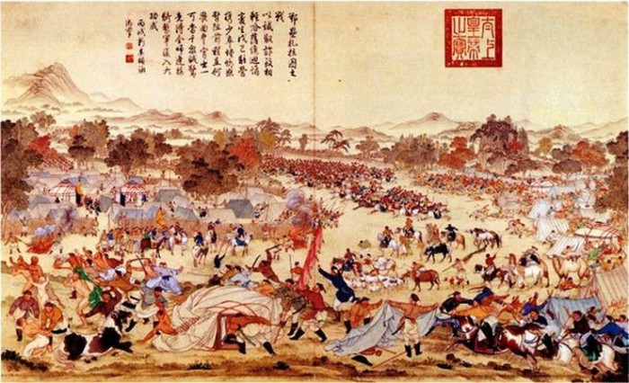 Завоевание династией Цин династии Мин  - Манчжурское завоевание.