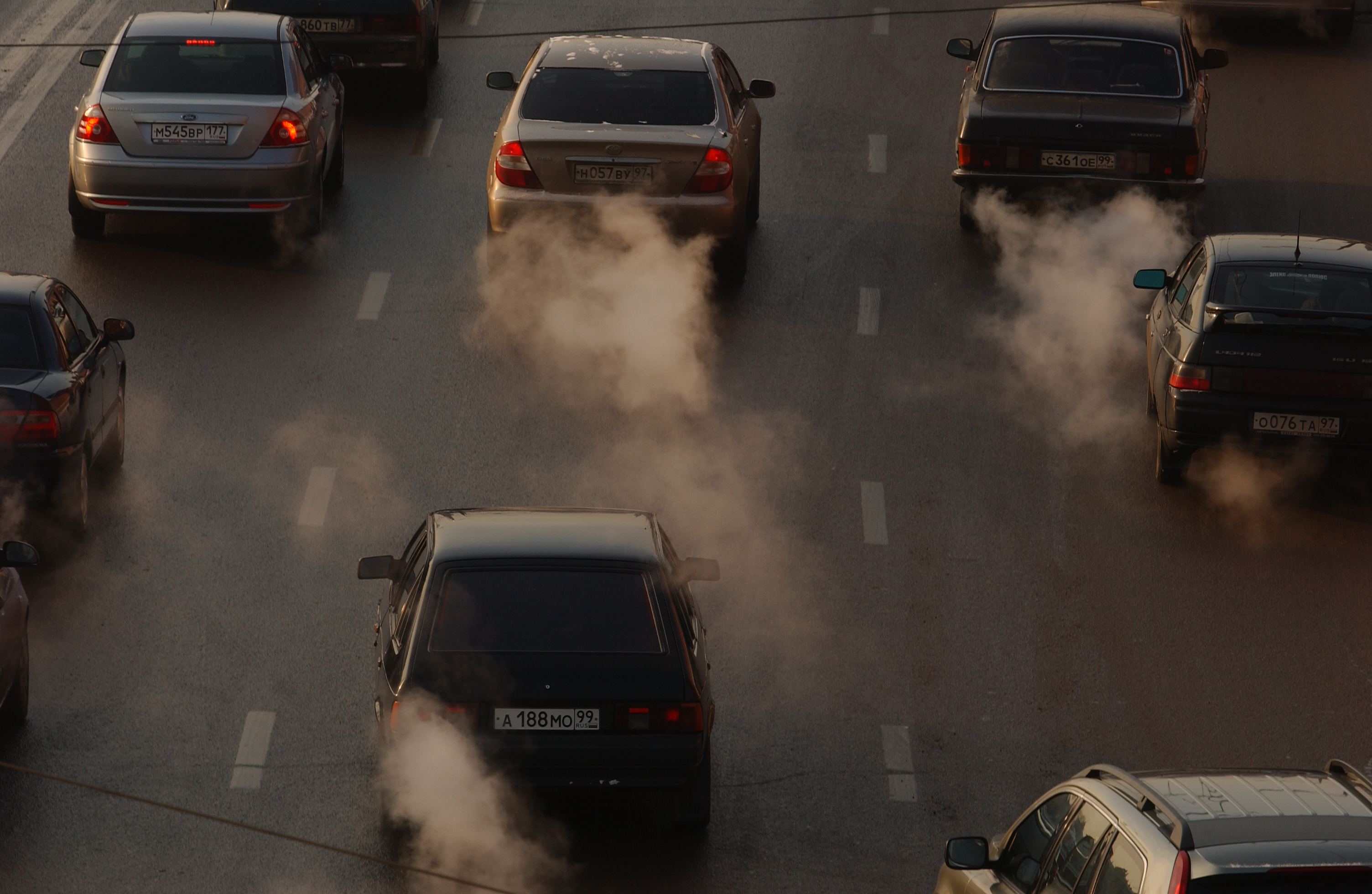 Загрязнения атмосферы автомобиль