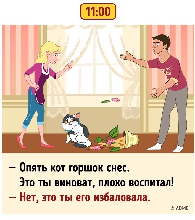 Один день из жизни соседей сверху. Знакомо? картинки с надписями,приколы,смешные комментарии,юмор