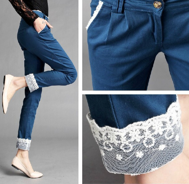 Потрясающие идеи сочетания кружева и джинса джинсы,идеи,кружево,одежда,своими руками