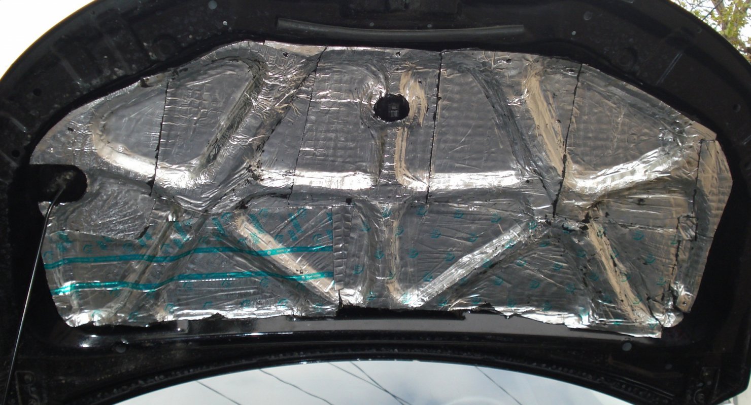 Шумоизоляция капота