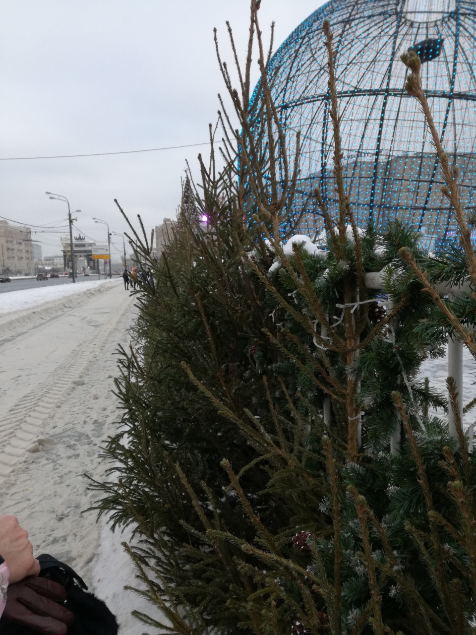 Ледовые скульптуры на Поклонной горе