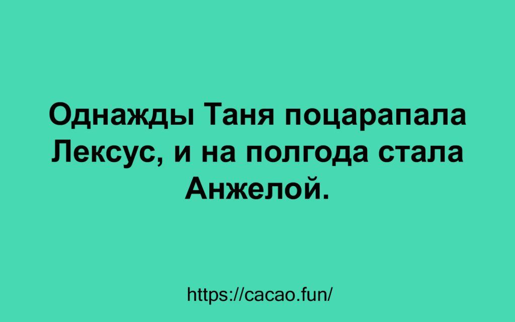 Несколько  анекдотов на разные житейские темы 