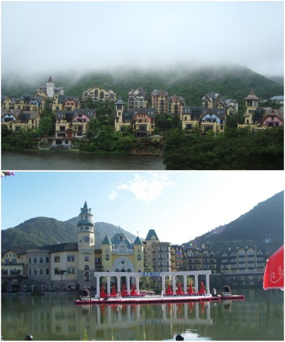 Архитектурные клоны: в Китае появились точные копии целых городов из других частей света китай,путешествие,страны,туризм