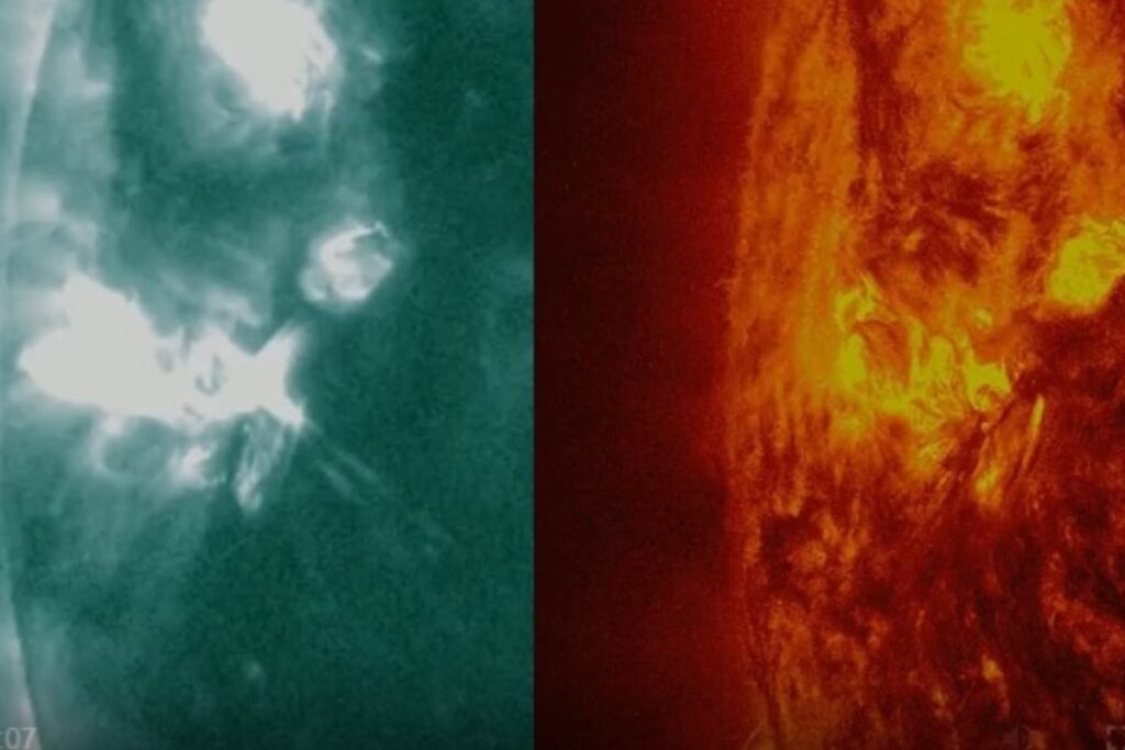 На Солнце произошла крупнейшая с лета вспышка