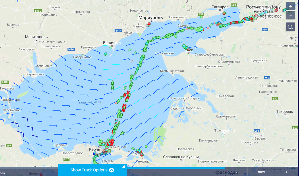 Карта осадков онлайн приморско ахтарск