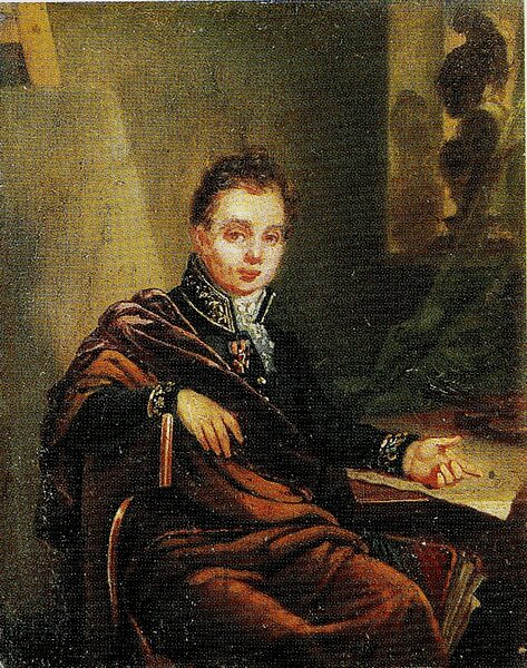 Иван Бугаевский-Благодарный, "Портрет А.И. Иванова, профессора АХ" ,1824, ГРМ