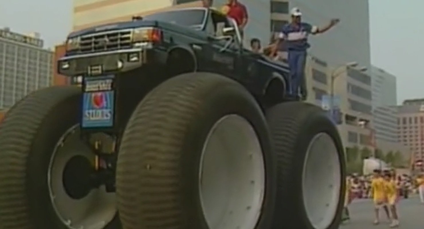 Пикап на самых больших колесах в мире Тюнинг