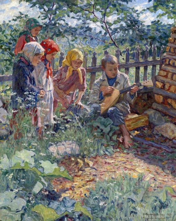 Художник Николай Богданов — Бельский (1868 — 1944). Картины русской жизни 