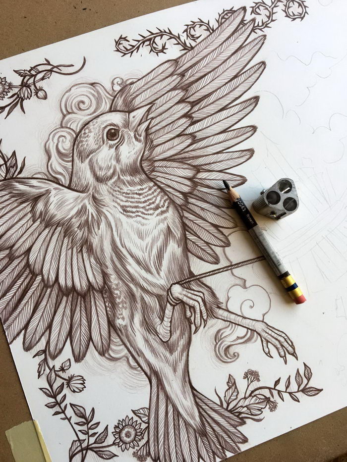 Мистические работы, в которых люди и животные соединяются в единое целое 