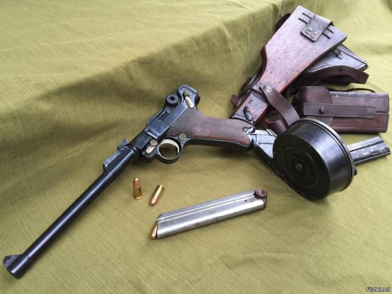 Использование трофейных немецких пистолетов в СССР оружие