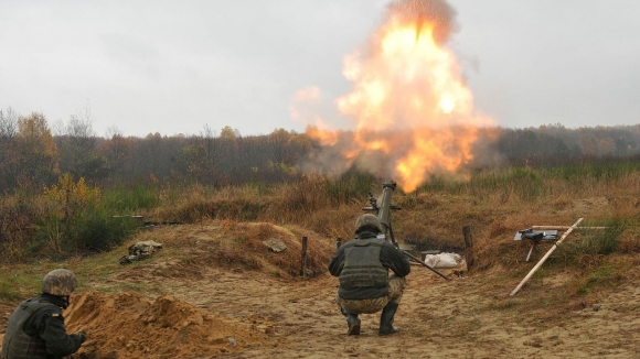 Украинский миномет "Молот" стал более безопасным для боевых расчетов