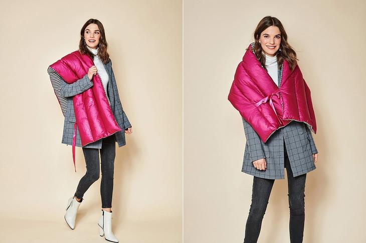 Стёганый шарф-палантин своими руками одежда