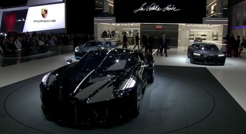 La Voiture Noire от Bugatti за 11 000 000 евро Bugatti,La Voiture Noire,гиперкар