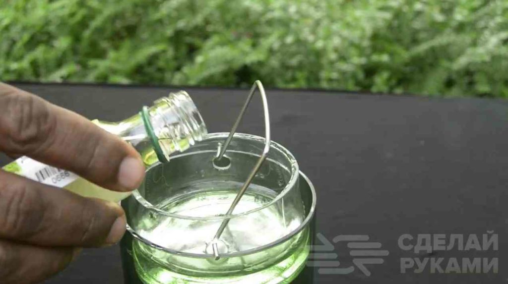 Настольный освежитель воздуха из стеклянных бутылок самоделкин