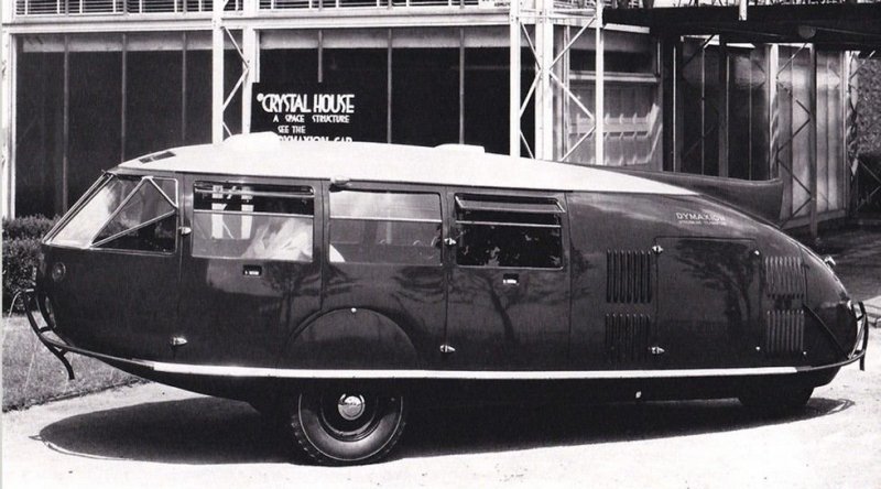 Третий Dymaxion, принадлежавший известному дирижеру Стоковскому. 1934 год авто, автодизайн, автомобили, дизайн, интересные автомобили, минивэн, ретро авто