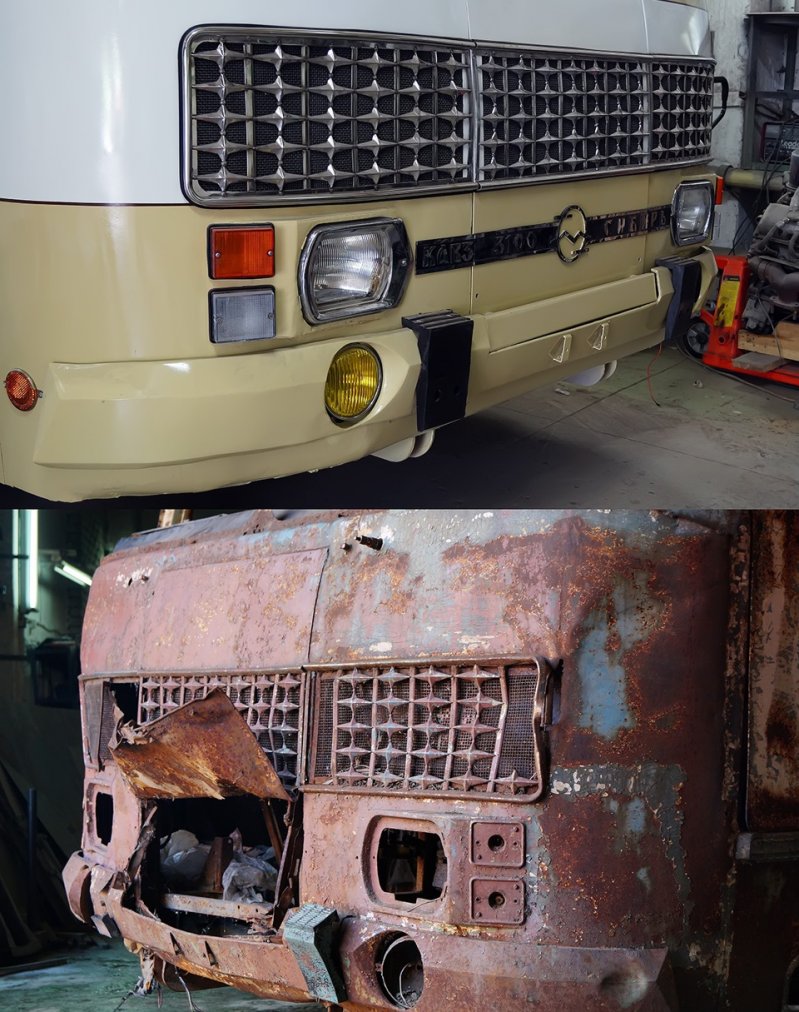 История одного автобуса - КАвЗ 3100 "Сибирь". Продолжение КАвЗ, автобус, реставрация