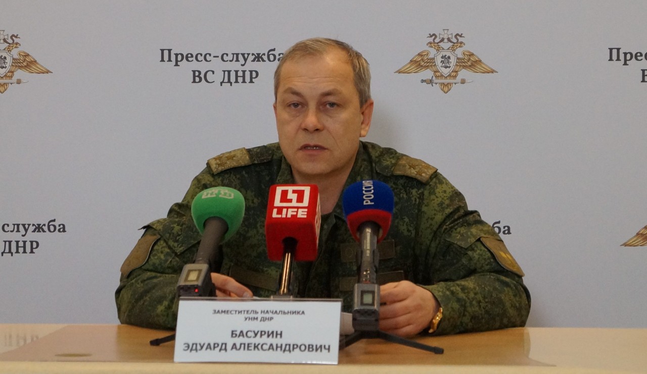 Басурин: боевики "АТО" выпустили по ДНР более 150 боеприпасов за сутки