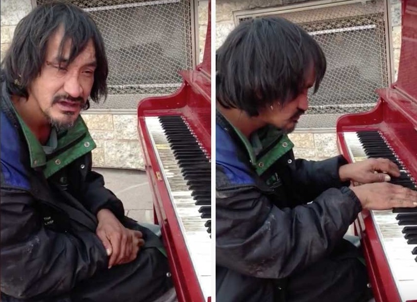 История бездомного пианиста из Канады, который стал звездой Пианино, бездомный, бомж, видео, игра на пианино, неожиданно, талант, фото