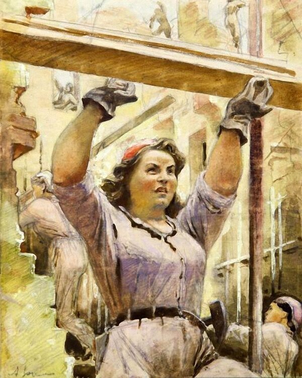 «Нарисуем — будем жить»: строители и стройка в советской живописи «Нарисуем — будем жить»: строители и стройка в советской живописи Живопись