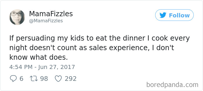 Parenting Food Tweet