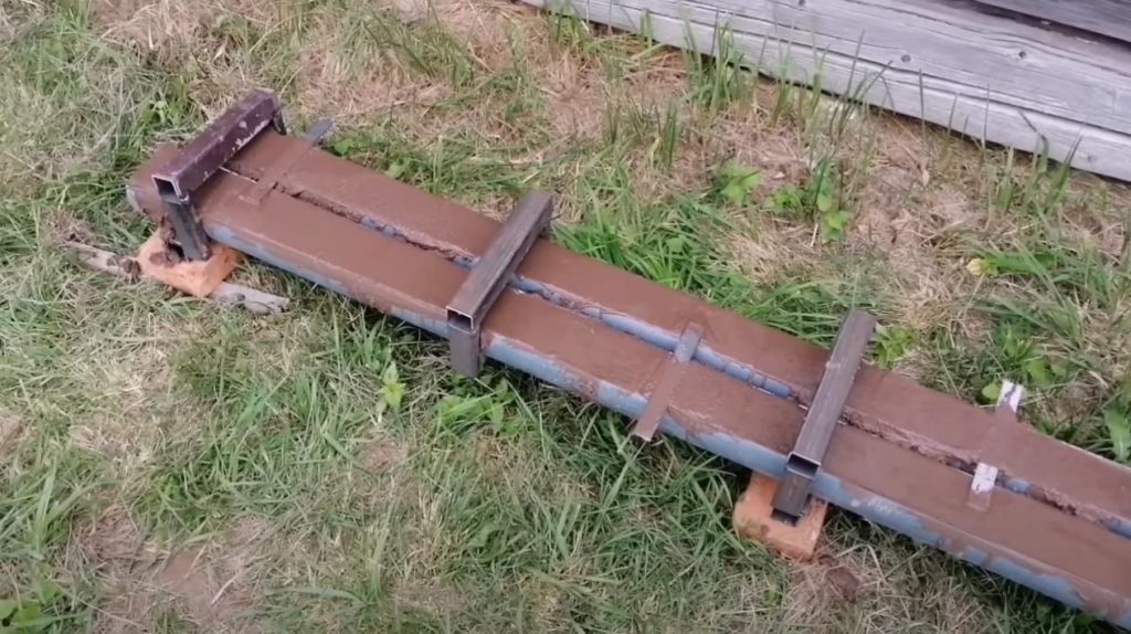 Простая технология изготовления бетонных столбов для забора