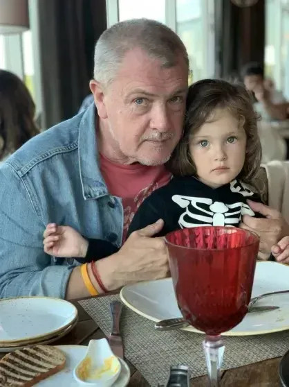 Юрий Мороз с дочерью