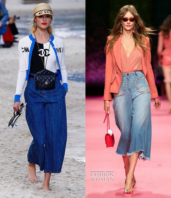 Модные джинсы весна-лето 2019 фото №6