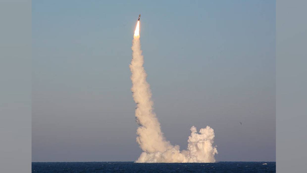 Минобороны РФ сообщило об успешных госиспытаниях ракеты «Булава» в Белом море