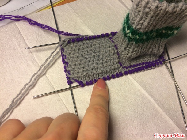 Необычный способ вязания пятки: мастер-класс Необычный способ вязания пятки: мастер-класс вязание